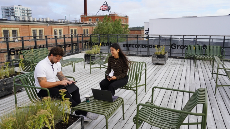 Rooftop accesible to everyone in GrowAAL.